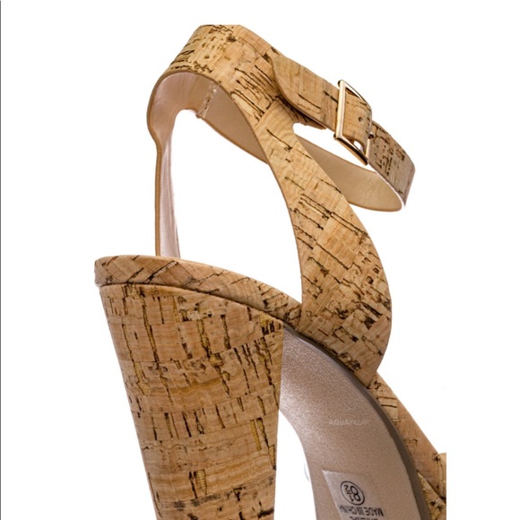 Clear Band Corked Platform High Heel - Picture 5 of 9